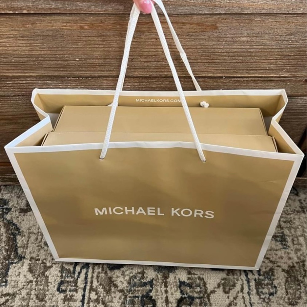 MK Berkeley Canvas Wedge Sandals